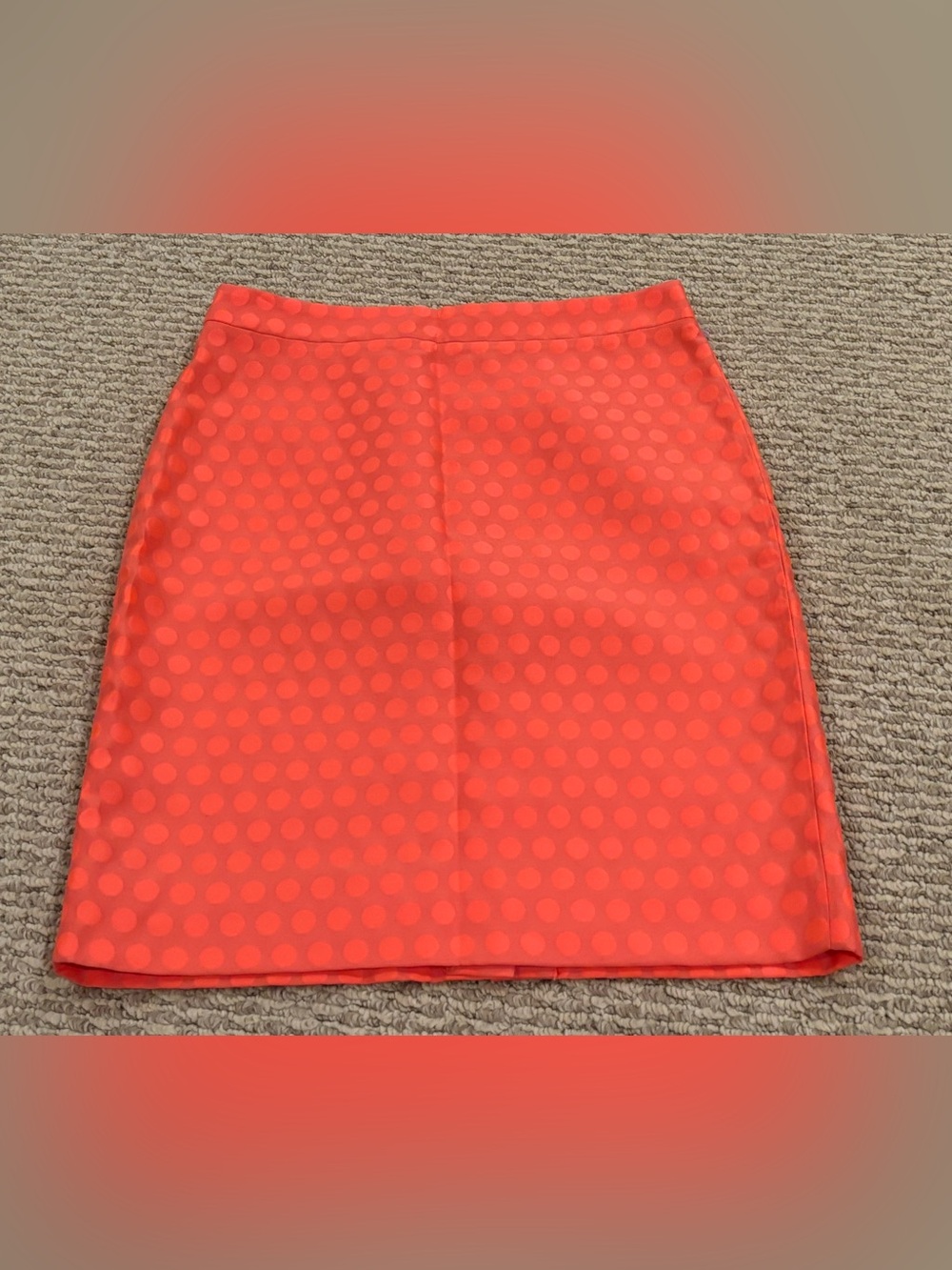 J. Crew The Pencil Skirt Women’s Size 2 Pink Polka Dot Pencil Skirt